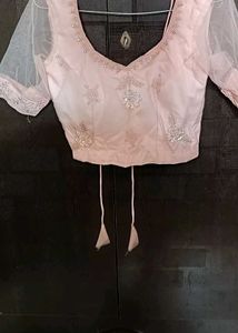 Baby pink lehnga for marriage