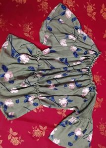 Off Shoulder Floral Top