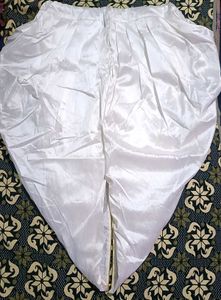 Vastramay Elegant White Dhoti Pant