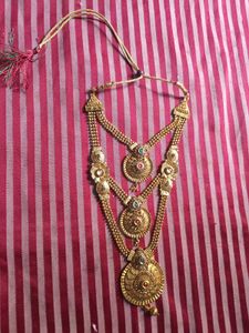 Vintage Gold-Tone Indian Necklace