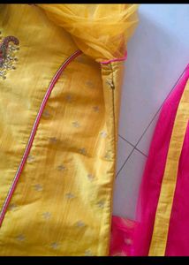 Patiala Suit With Thread Embroidery Work