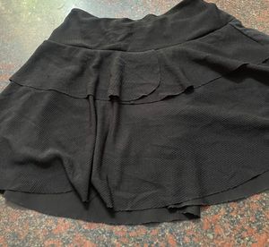 Black Mini Skorts