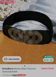 Waist belt for dresses and saree