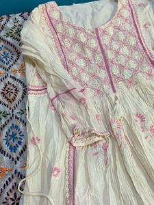 Elegant Embroidered Kurta Dress