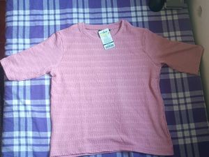 Pink Textured Top