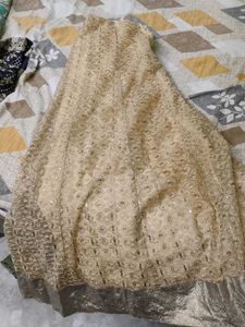 Gold Embellished Skirt
