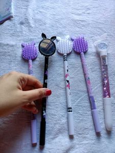5 Cute Character Pens