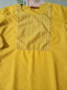 Yellow And Green Suit Set
