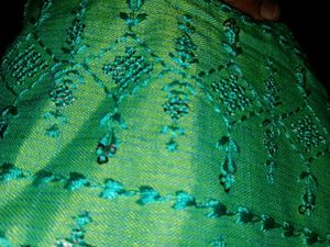 Green Embellished Sleeveless Top