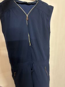 Navy Blue Dress With Pockets By Rocky Star