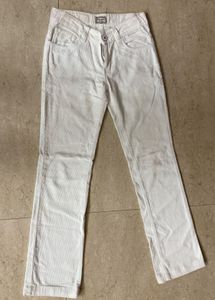 White Corduroy Pants