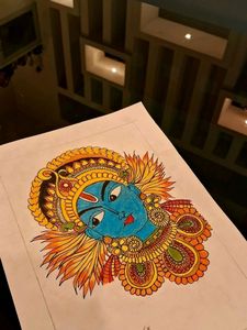 Drawing Of Lord Krishna