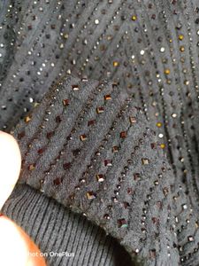 250 Only 1 Pc Purple Embellished Neck Sweater
