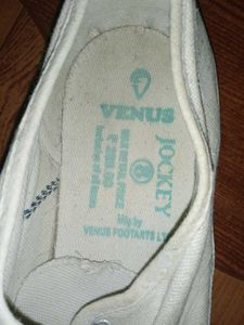 White Canvas Shoes