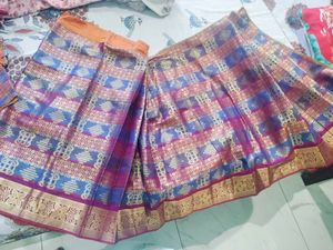Ready To Wear Girls&#39; Ethnic Saree Never Used