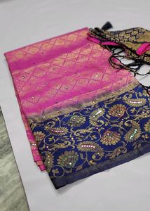Georgette Saree Without Blouse
