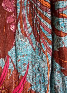 Tropical Print Maxi Dress