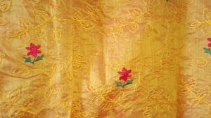 New Unused Yellow Embroidered Lehenga