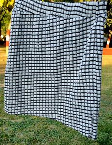 Black & White Checked Women’s Mini Skirt