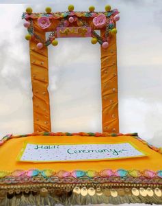 Customised Haldi Platter