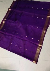 Purple Colour Pure Kanch Pattu Saree