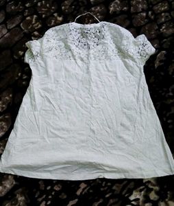 White Net Top