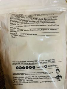 MG Mahagro Herbal Hair Wash