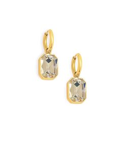 Gold Gemstone Earrings