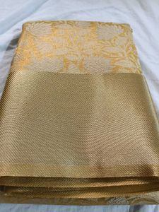 Elegant Gold Saree