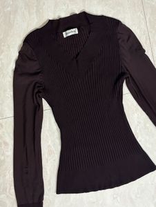 Babydoll knit top