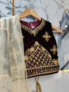 brand new Girls&#39; Ethnic Top &amp; Dupatta