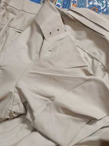 Khaki Police Set  Safari Style Shirt And Pant