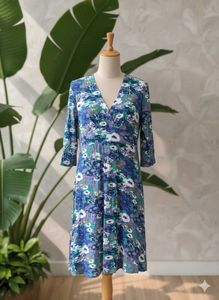 Floral Print Midi Dress