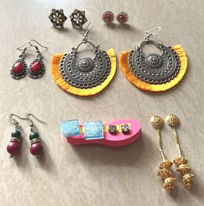 8 Pair Of Earrings