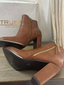 Truffle Collection Brown Ankle Boots