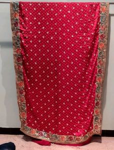 Heavy Party Wear Bandhini Saree