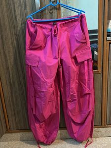 Pink Parachute Pants