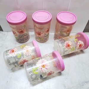 Flora Storage Containers (Set of 6)