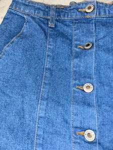 Blue Denim Skirt