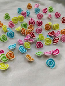 75 Pis Flower Material Acrylic