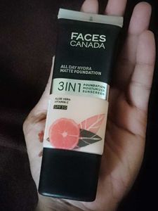 Faces Canada 3 In 1 Foundation Moisturizer Sunscre