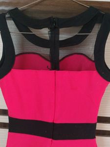 Pink Partywear Women Dress