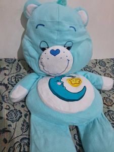 Bedtime Bear Plush Jumbo Pillow Blue Moon Star