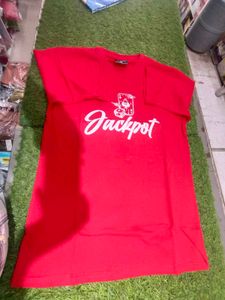 Red Graphic Print T-Shirt
