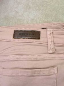 Blush Pink Skinny Jeans