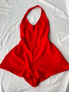 ZARA cut-out Halter Neck Dress