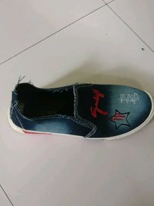 Denim Slip-On Sneakers