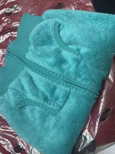 Cozy Teal Fleece Hoodie