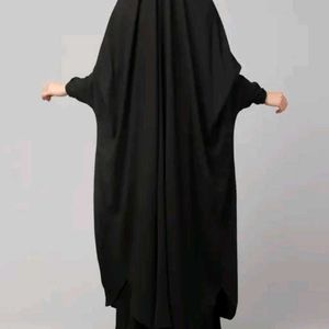 Elegant Black Niqab Abaya