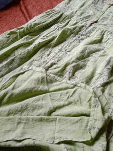Green Embroidered Sundress